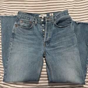 Re/Done Stovepipe Ankle - Medium Vain - 27